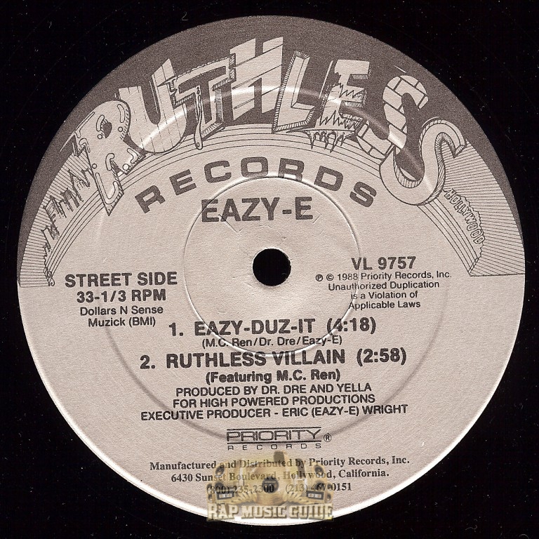 Eazy-E - Radio / Easy-Duz-It / Ruthless Villain: Record
